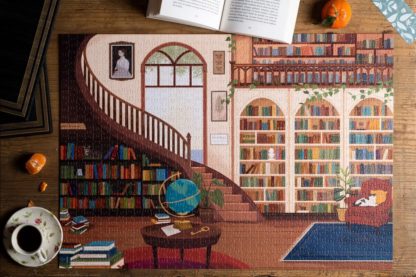 Puzzle at the library 1000pcs – Image 2