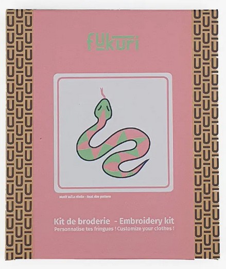 Kit broderie : serpent