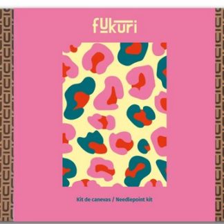 Kit canevas: léopard multicolore