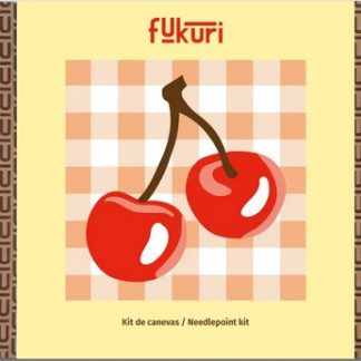 Kit canevas: cerises vichy