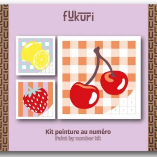 Kit peinture au numéro: fruits