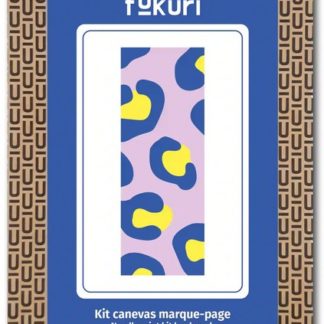 Kit canevas marque-page: léopard
