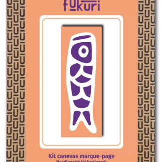 Kit canevas marque page: koinobori