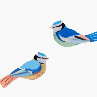 Art mural: Blue tits