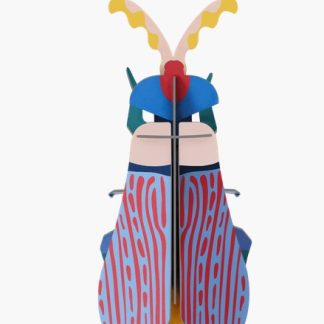 Art mural: Striped Wing Beetle