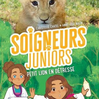 Soigneurs juniors petit lion en détresse