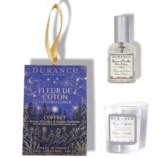 Coffret brume et bougie fleur de coton