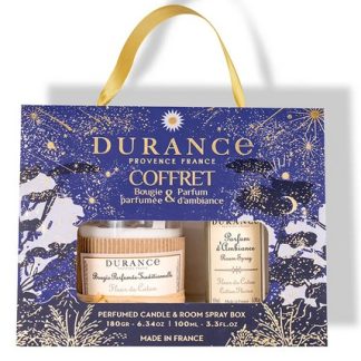 Coffret bougie et parfum fleur de coton
