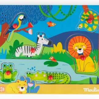 Puzzle sonore animaux les toupitis