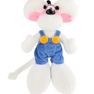 Peluche Diddl en salopette bleue 30cm