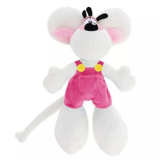 Peluche Diddl en salopette rose 30cm