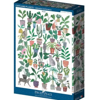 Puzzle Cats and plants 500 pcs