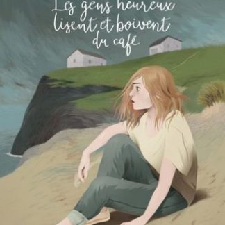 Les gens heureux lisent et boivent du café BD