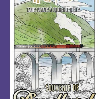 Harry Potter les cartes postales à colorier souvenir de Poudlard