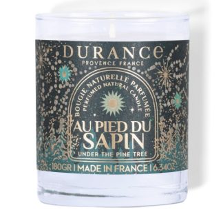 Bougie Au pied du sapin Noël 2022