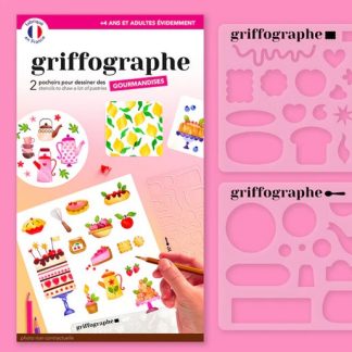 Griffographe pochoirs gourmandises