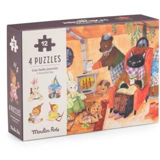 Puzzle les Minouchkas x4