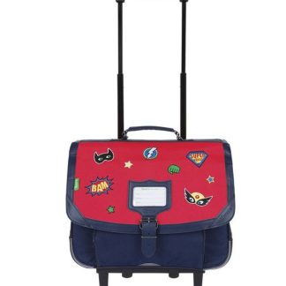 Cartable Tann's à roulette 38cm Tristan