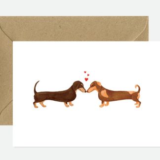 Carte Dachshunds Lovers
