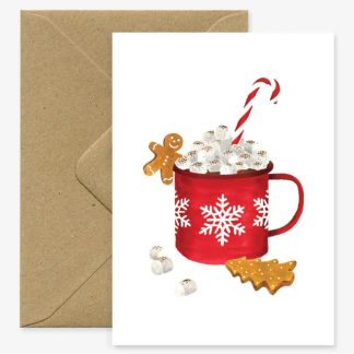 Carte Winter Mug Hot Chocolate
