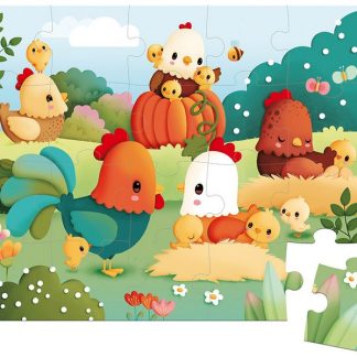 Puzzle bienvenue dans la basse-cour 20 pcs