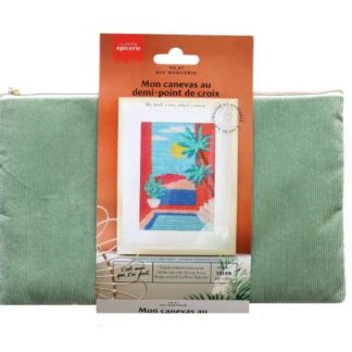 Kit mon canevas au demi-point de croix