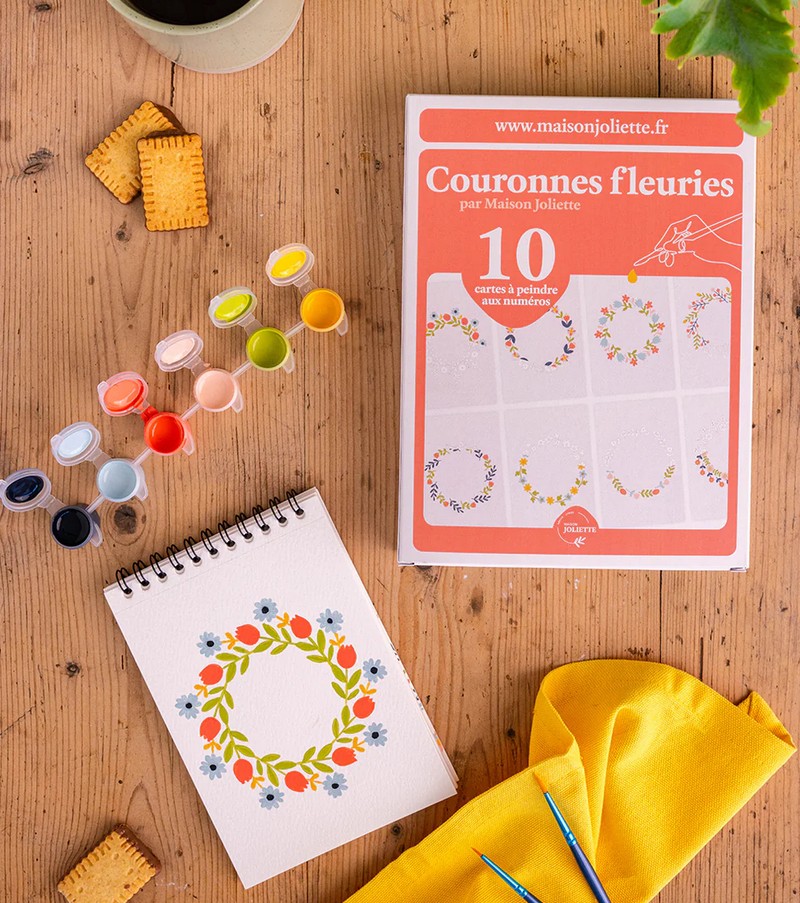 Peinture aux numéros Couronnes fleuries – Image 2