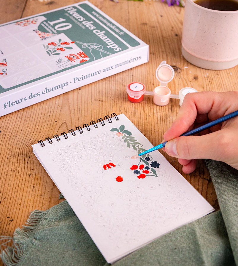 Peinture aux numéros Fleurs des champs – Image 3
