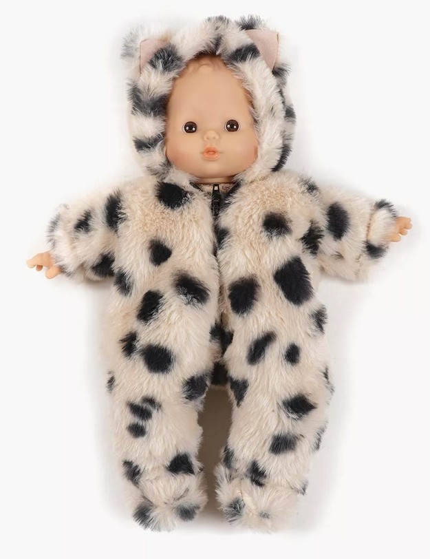 Babies: Combinaison fausse fourrure dalmatien