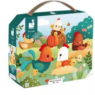 Puzzle bienvenue dans la basse-cour 20 pcs