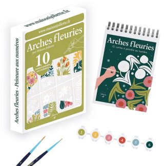 Peinture aux numéros Arches fleuries