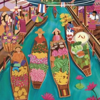 Puzzle Floating market thailand 1000 pcs