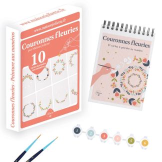Peinture aux numéros Couronnes fleuries