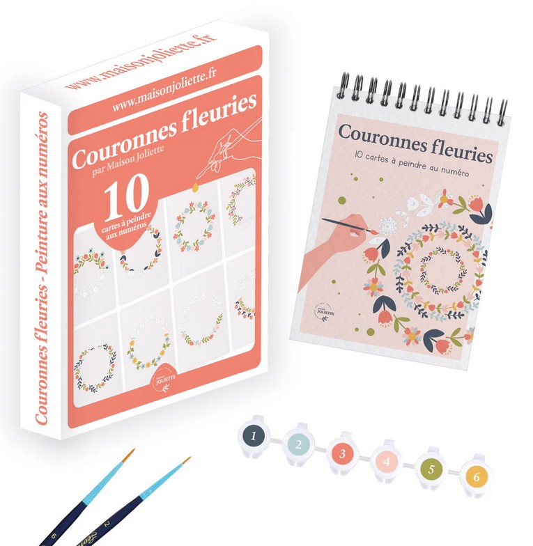 Peinture aux numéros Couronnes fleuries