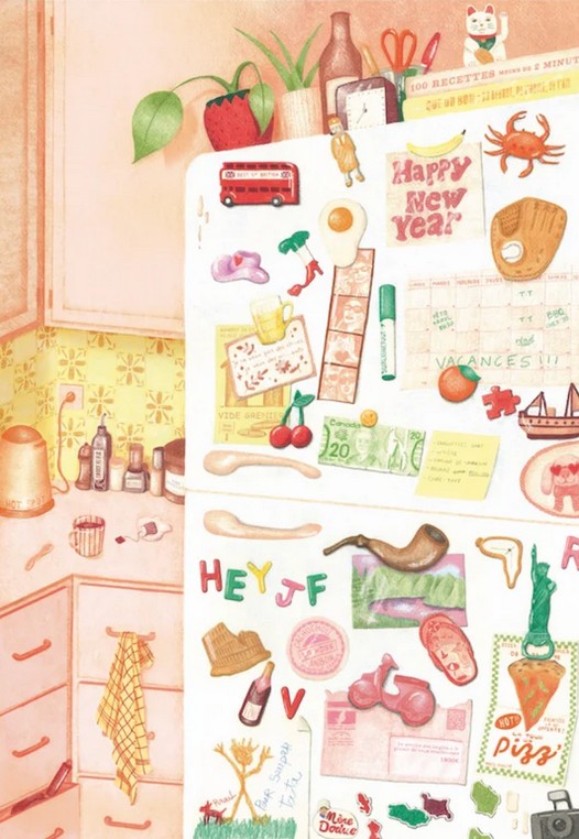 Puzzle La porte du frigo 1000pcs – Image 2