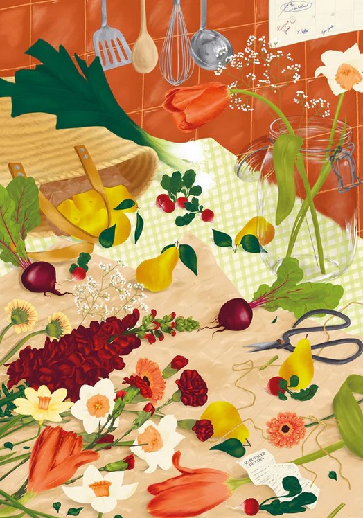 Puzzle Le retour du marché 1000pcs – Image 2