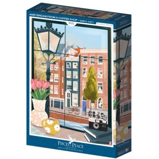 Puzzle Amsterdam from a Coffee Shop 500 pcs