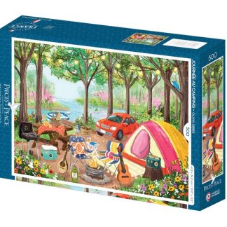 Puzzle Journée au Camping 500 pcs