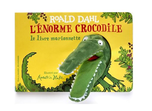 Le livre marionnette l'Enorme Crocodile