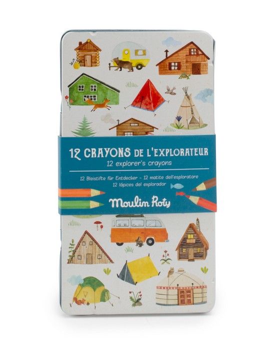 Crayons de couleurs explorateur multicolores x12