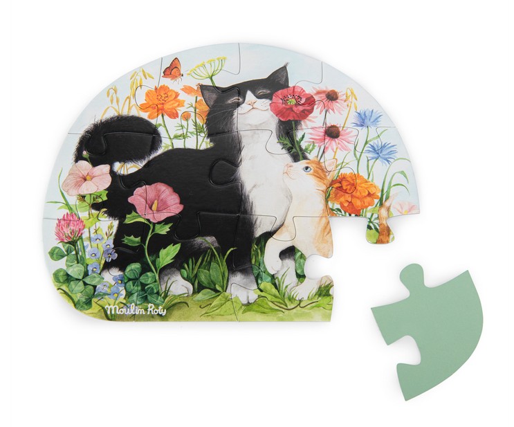4 mini puzzles les animaux du jardin – Image 3