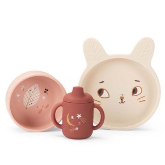 Set vaisselle silicone Après la pluie