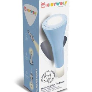Lampe de poche bleue