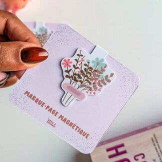 Marque-page: Bouquet de fleurs