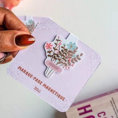 Marque-page: Bouquet de fleurs
