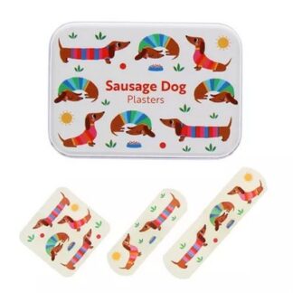 Boîte pansements Chien Saucisse Ensoleillé