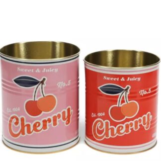 Pot métal Cerise (rouge)