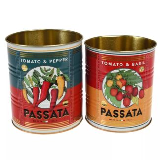 Pot métal Passata (orange et rouge)