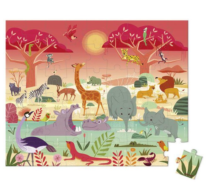 Puzzle réserve animalière 54 pcs – Image 2