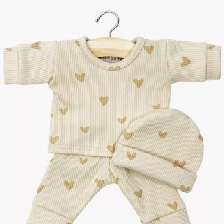 Babies: Ensemble petits coeurs + bonnet